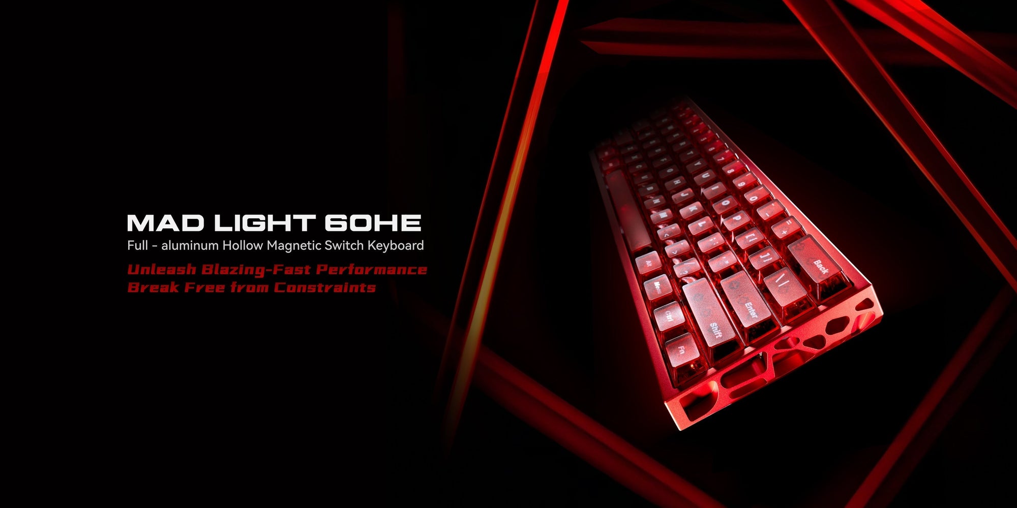 coming soon !!! 🧲 Elevate Your Game with the MAD LIGHT 60HE – Full Aluminum Magnetic Gaming Keyboard