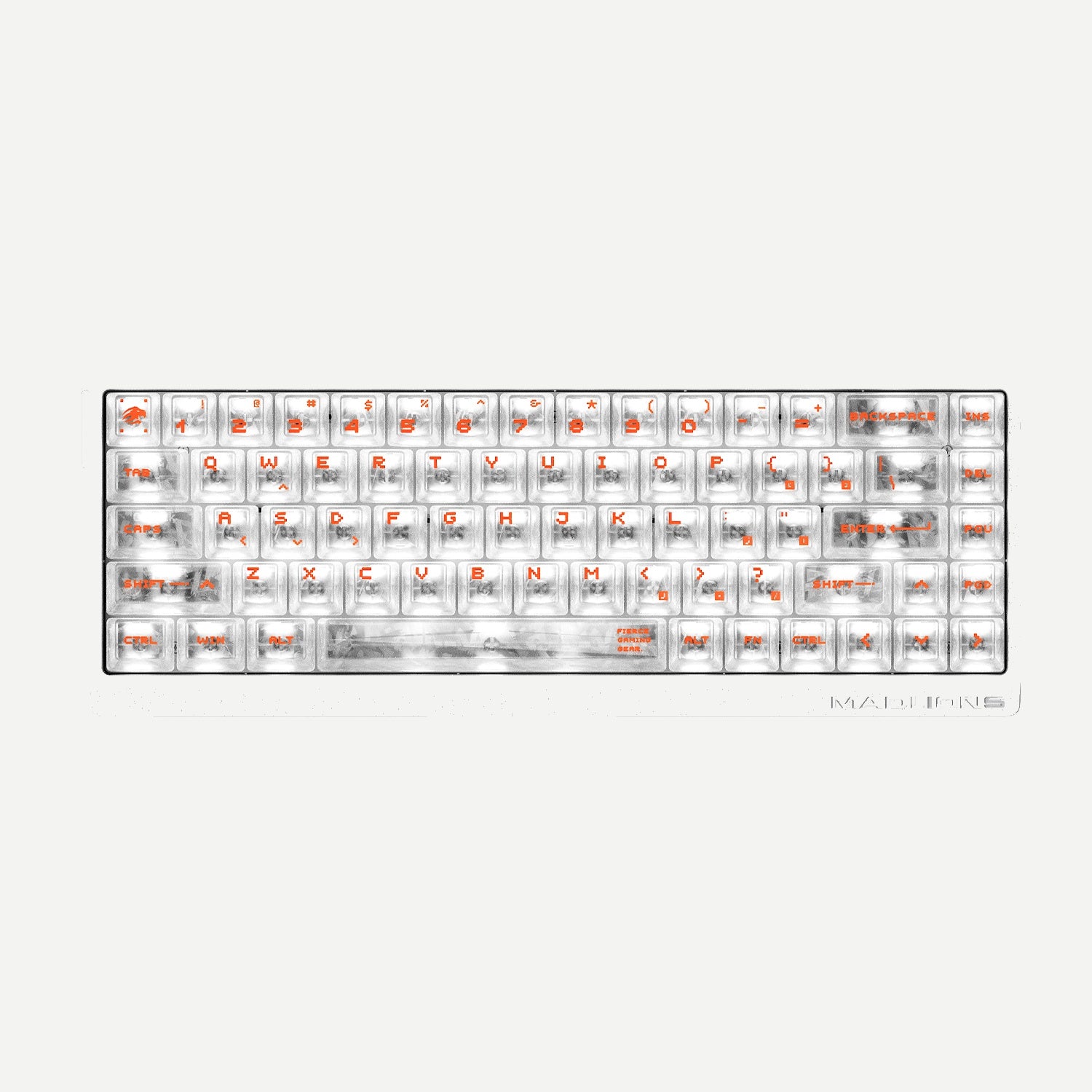AD-W60F 60㌢タイプ MADー2 MAD60/68 V2 Magnetic Gaming Keyboard | RGB Hot-Swap 68-Key