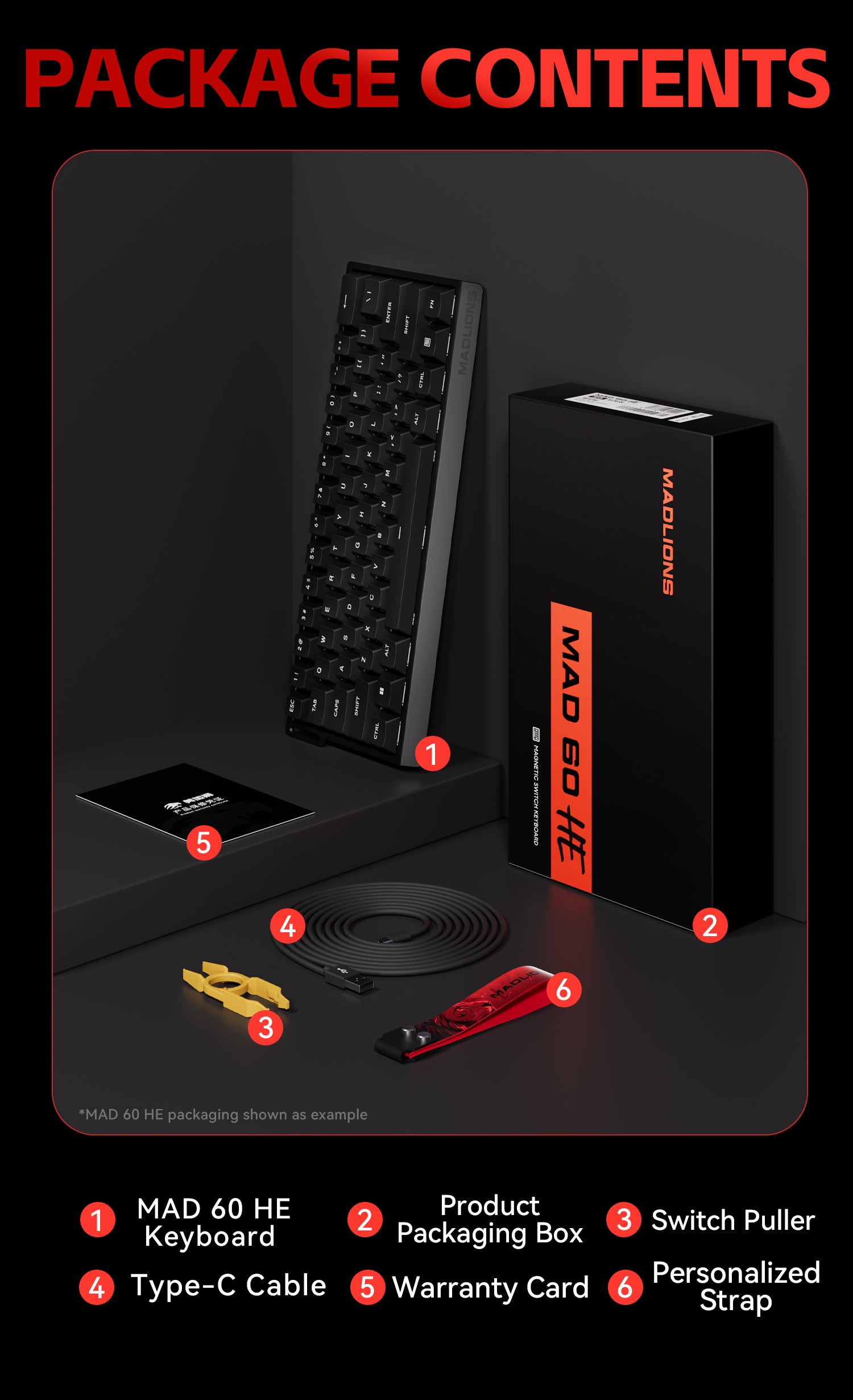 MADLIONS MAD68 PRO Aluminum Hall Effect Keyboard