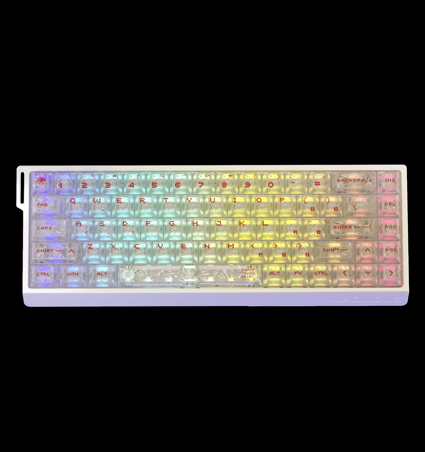 Transparent Keycaps, Brighter RGB