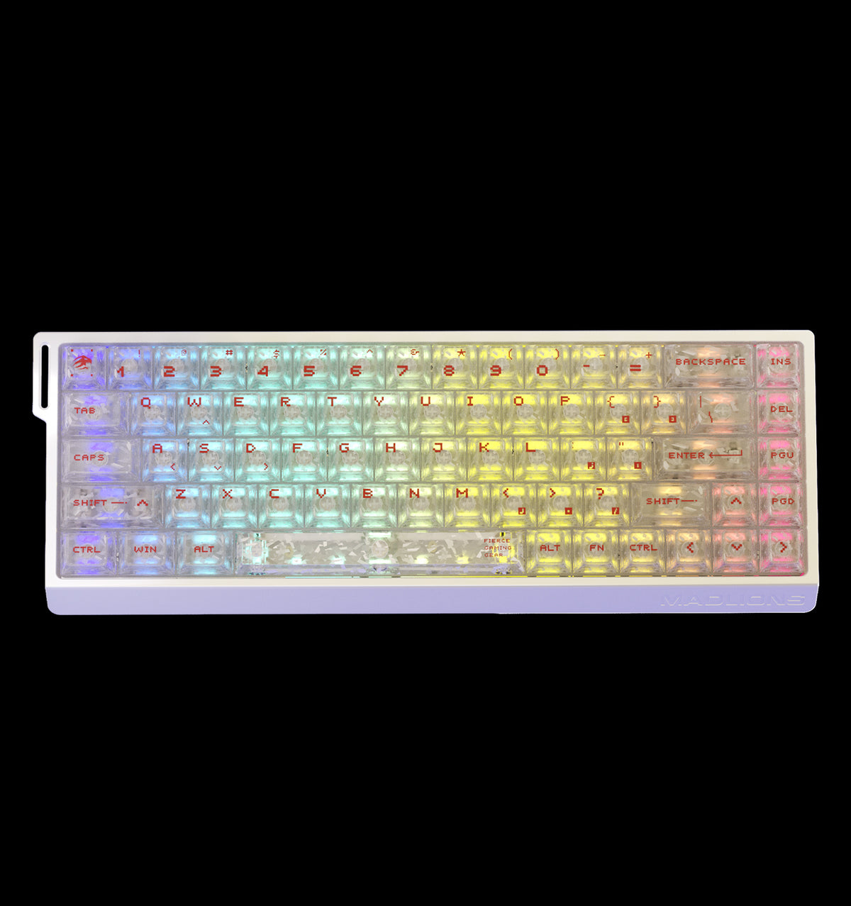 Transparent Keycaps, Brighter RGB